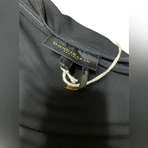 NWT Revolve x Donna Karan Black One Shoulder Top - Picture 7 of 10